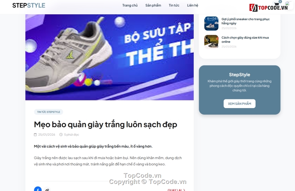 web bán giày,bán web,web